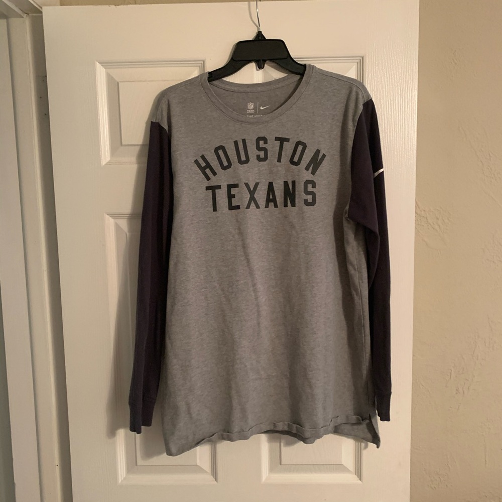 Houston Texans Long Sleeve Oversized Shirt